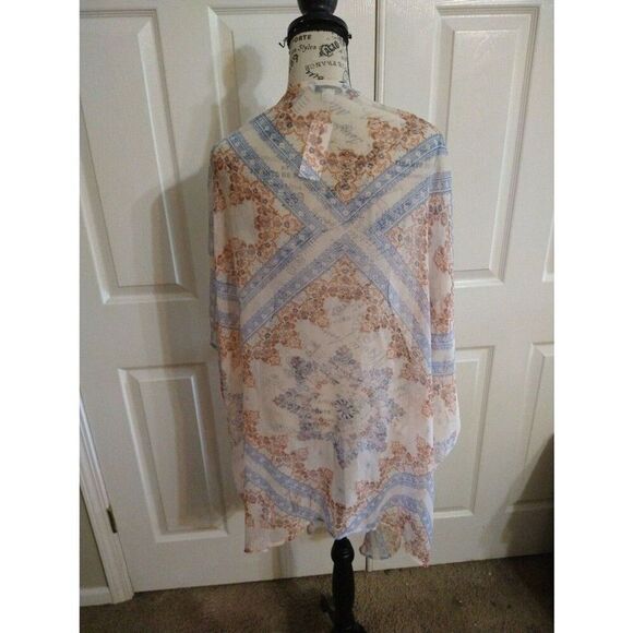 American eagle sheer patterned kimono Xs Nwt Boho Feminine Cottage Core - Picture 5 of 9